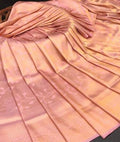 Traditional Kanjivaram Woven Silk Saree With Blouse Piece - PINK
