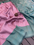 ✨ Royal Kanjivaram Silk Banarasi Pink Saree Collection ✨