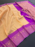 Heritage Weave Beauty Saree  CREAM