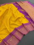 Heritage Weave Beauty Saree  YELLOW