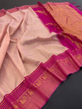 Heritage Weave Beauty Saree  PINK