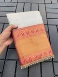 silver pink  Banarasi Tissue Elegance
