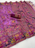Royal Pashmina Soft Silk Elegance Saree - ORCHIDE PURPLE -1
