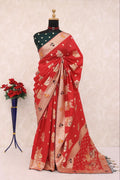 Royal RED Silk Saree