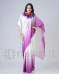 New Fancy Soft Crepe Silk Saree - purple