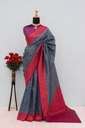 KANIJIVARAM PREMIUM SOFT SILK SAREE - RED