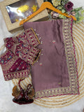 Vaidehi Rangoli Silk Saree -  WINE