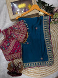 Vaidehi Rangoli Silk Saree -  BLUE