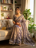 Elegant Sequins Embroidered Frendy Chiffon Saree with Mono Banglori Blouse – GRAY